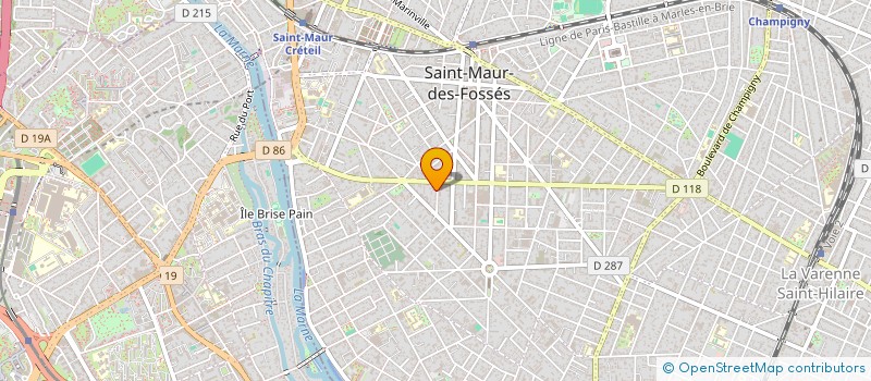 localisation de l'entreprise SHARLY IMMO à SAINT-MAUR-DES-FOSSES