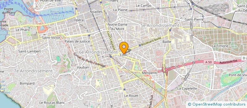 localisation de l'entreprise SHARLY'S à MARSEILLE