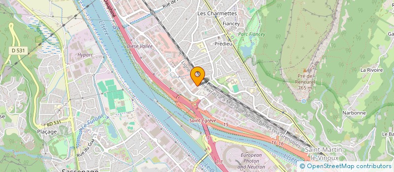 localisation de l'entreprise SHARME à SAINT-EGREVE
