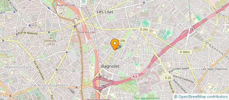 localisation de l'entreprise SHARMI & CO à BAGNOLET