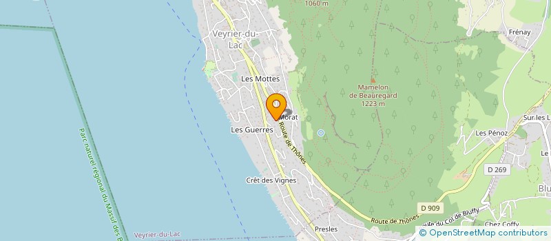 localisation de l'entreprise SHARON NANEZ COMPANY  VEYRIER-DU-LAC