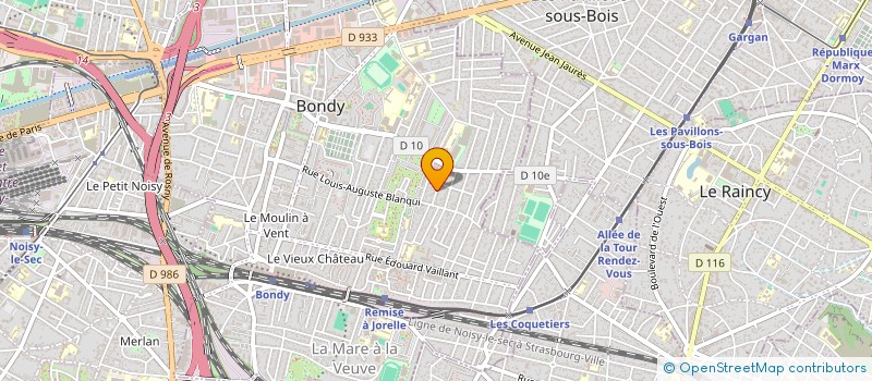 localisation de l'entreprise SHAROU  BONDY