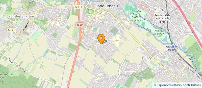 localisation de l'entreprise SHARP AND CHEESY à LONGJUMEAU