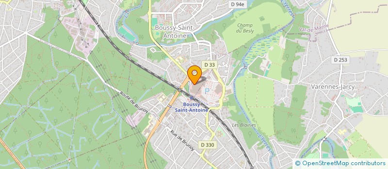 localisation de l'entreprise SHARP VISION  BOUSSY-SAINT-ANTOINE