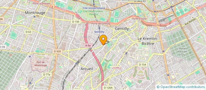 localisation de l'entreprise SHARPEYE  GENTILLY