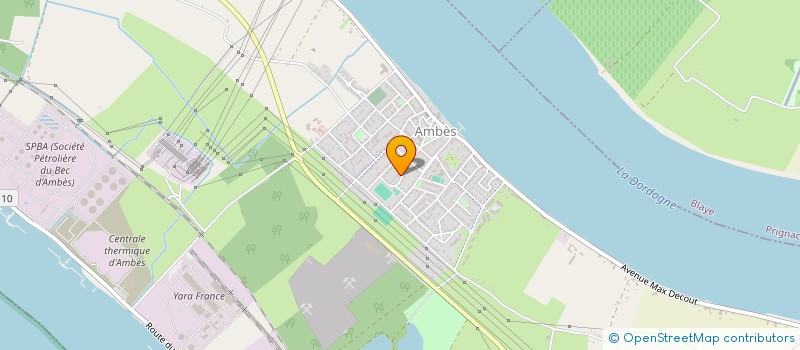 localisation de l'entreprise SHARRC  AMBES