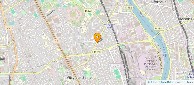 localisation de l'entreprise SHARVIN à VITRY-SUR-SEINE