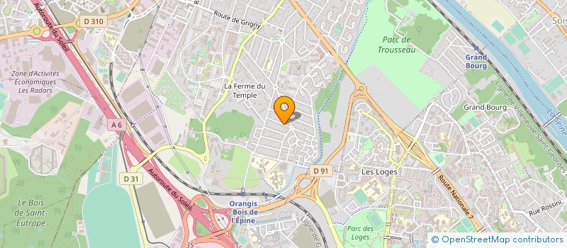 localisation de l'entreprise SHARVIN à RIS-ORANGIS