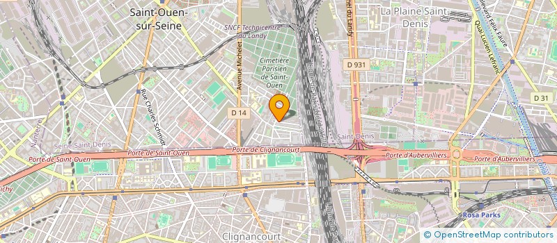 localisation de l'entreprise SHASHA à SAINT-OUEN-SUR-SEINE