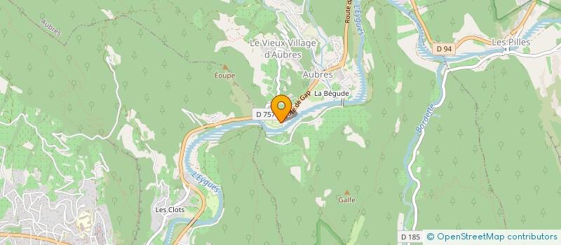 localisation de l'entreprise SHATILLE  AUBRES