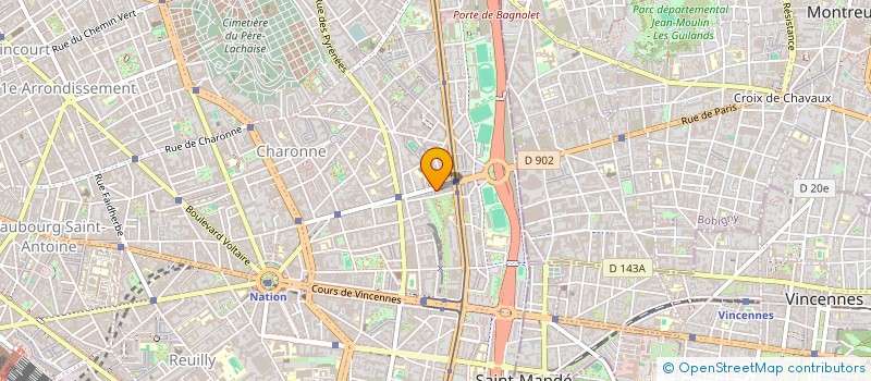 localisation de l'entreprise SHATO  PARIS