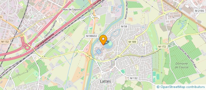 localisation de l'entreprise SHATON - DESIGN & CONSEIL à LATTES