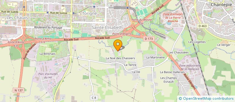 localisation de l'entreprise SHATZHOU  CHANTEPIE