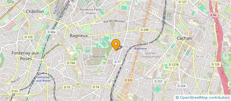 localisation de l'entreprise SHAWANO à BAGNEUX