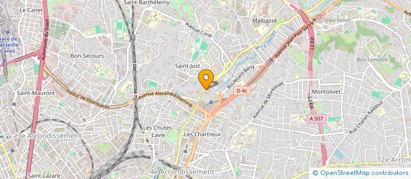 localisation de l'entreprise SHAWARMA ST JUST à MARSEILLE