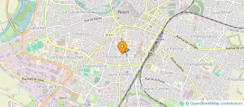 localisation de l'entreprise SHAWEZ  NIORT