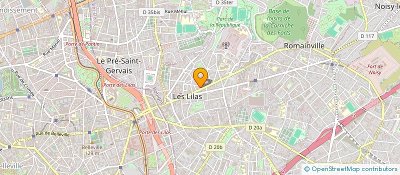 localisation de l'entreprise SHAYLINA à LES LILAS