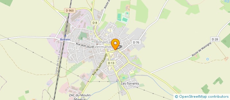 localisation de l'entreprise SHAYNESE  BOHAIN-EN-VERMANDOIS