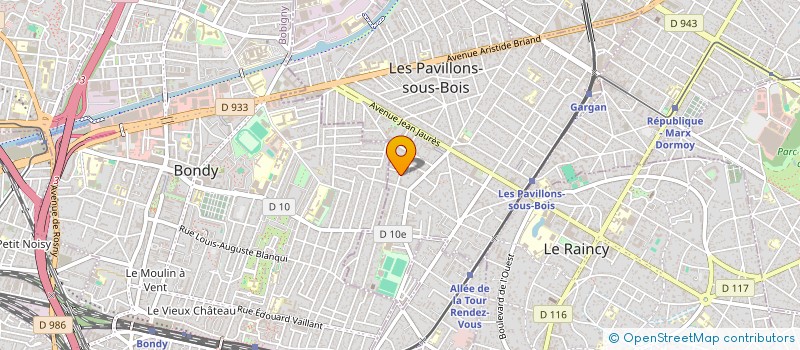localisation de l'entreprise SHAYNO à LES PAVILLONS-SOUS-BOIS