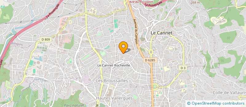 localisation de l'entreprise SHAZAD CONSTRUCTION à LE CANNET