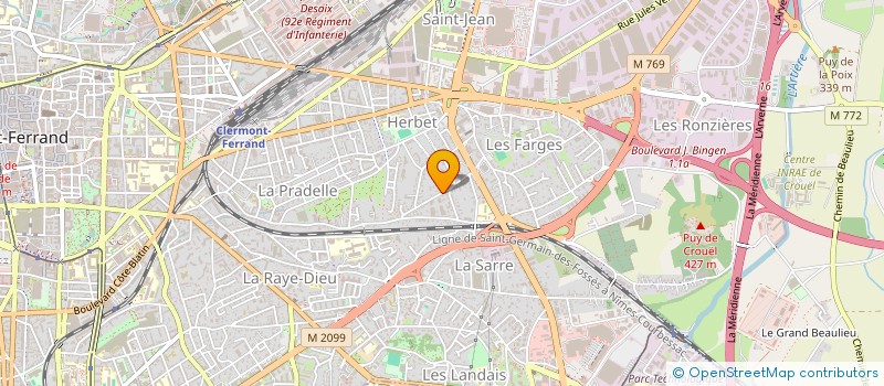 localisation de l'entreprise SHAZID  CLERMONT-FERRAND