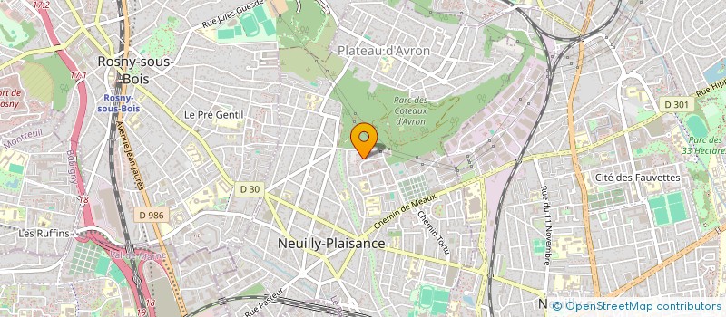 localisation de l'entreprise SHB CARS  NEUILLY-PLAISANCE