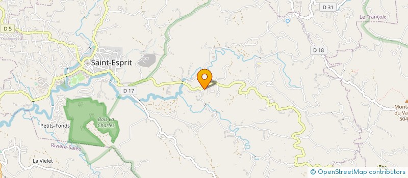 localisation de l'entreprise SHB SAS  SAINT-JOSEPH