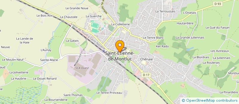localisation de l'entreprise SHB - SUBLIM HAIR BARBER à SAINT-ETIENNE-DE-MONTLUC