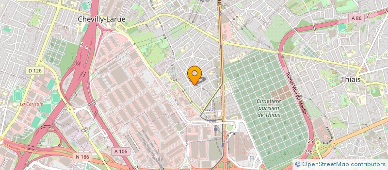 localisation de l'entreprise SHB2  CHEVILLY-LARUE