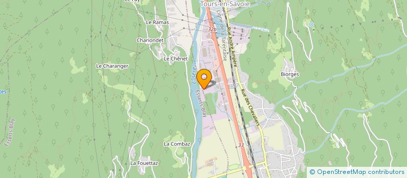 localisation de l'entreprise SHBA  LA BATHIE