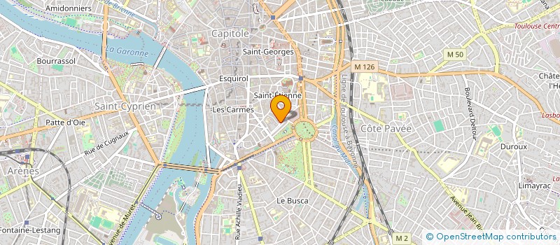 localisation de l'entreprise SHBC FINANCE à TOULOUSE