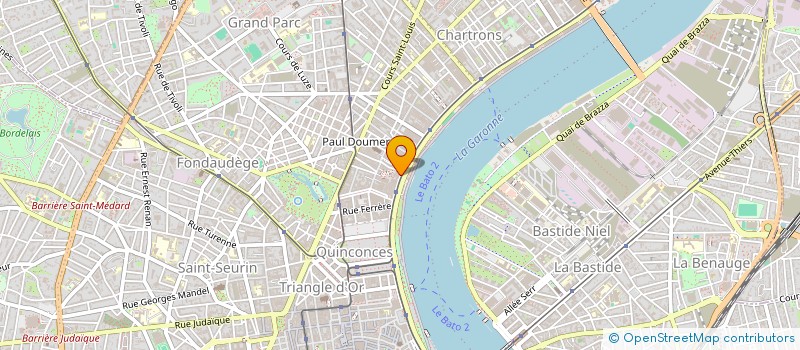 localisation de l'entreprise SHBCP  BORDEAUX