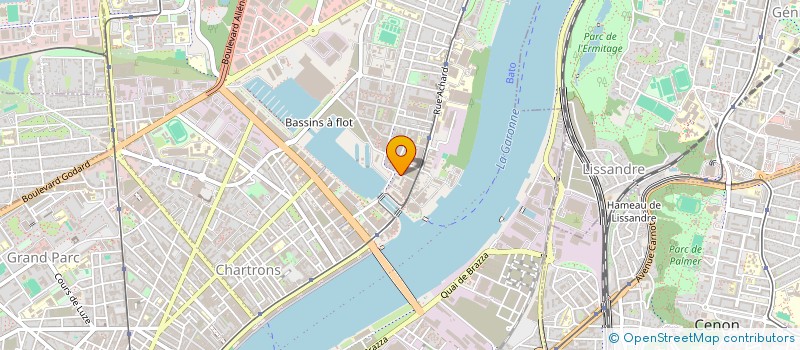 localisation de l'entreprise SHBCV  BORDEAUX