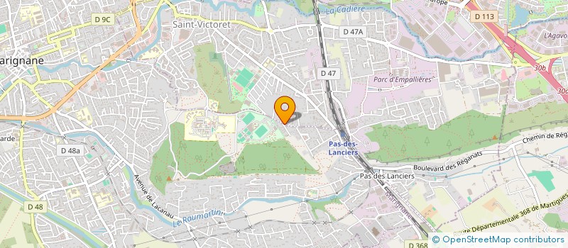 localisation de l'entreprise SHBS TRANSITION  SAINT-VICTORET