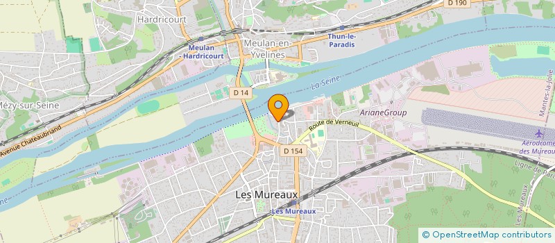 localisation de l'entreprise SHDBS SOC HOTELIERE DES BORDS DE SEINE à LES MUREAUX