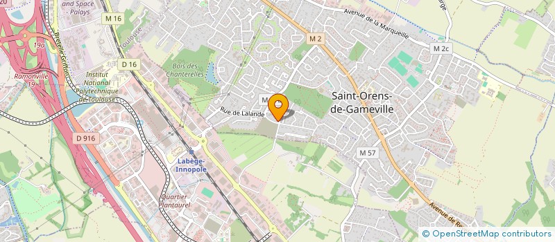 localisation de l'entreprise SHE ORLANE à SAINT-ORENS-DE-GAMEVILLE