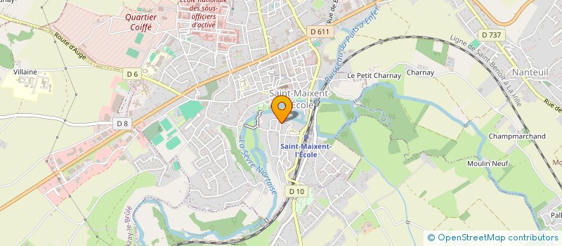 localisation de l'entreprise SHED UP  SAINT-MAIXENT-L'ECOLE