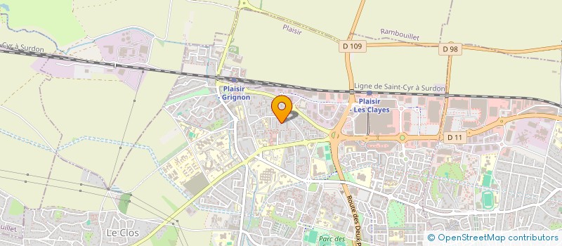 localisation de l'entreprise SHEDLI AUTO à PLAISIR