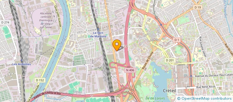 localisation de l'entreprise SHEFA GESTION à CRETEIL