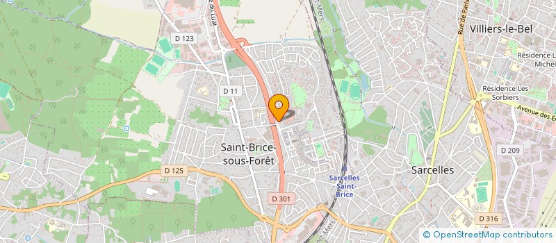 localisation de l'entreprise SHEFFA  SAINT-BRICE-SOUS-FORET