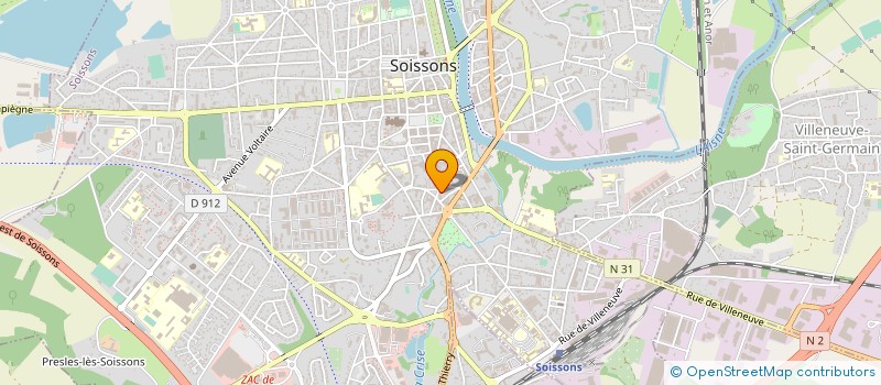 localisation de l'entreprise SHEFFIELD à SOISSONS