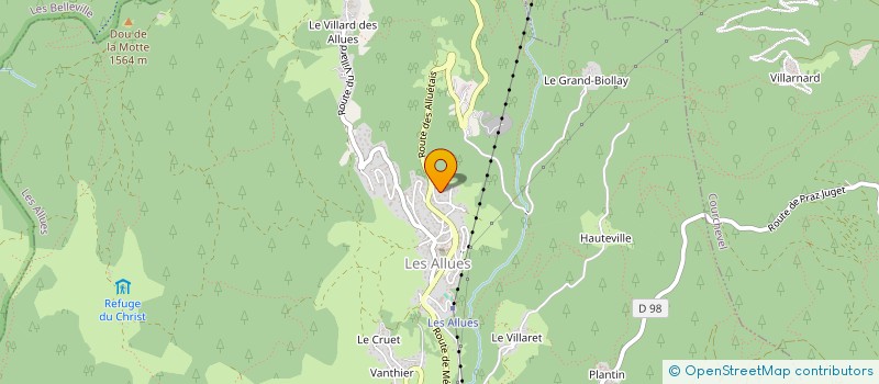 localisation de l'entreprise SHEG à LES ALLUES