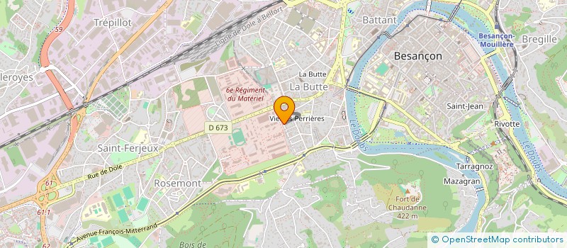 localisation de l'entreprise SHEHERAZADE  BESANCON