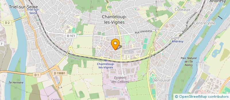localisation de l'entreprise SHEHERAZADE  CHANTELOUP-LES-VIGNES