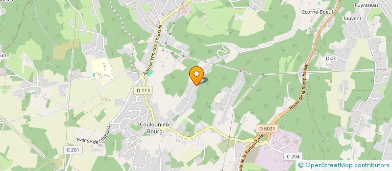 localisation de l'entreprise SHEKINA  COULOUNIEIX-CHAMIERS