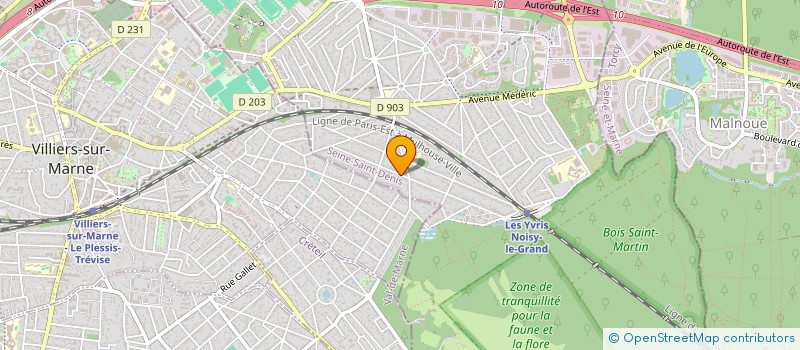 localisation de l'entreprise SHEL-IMMO  NOISY-LE-GRAND