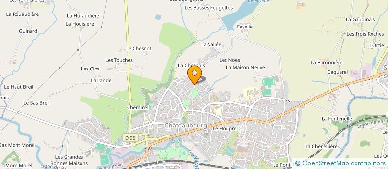 localisation de l'entreprise SHEL IMMOBILIER  CHATEAUBOURG