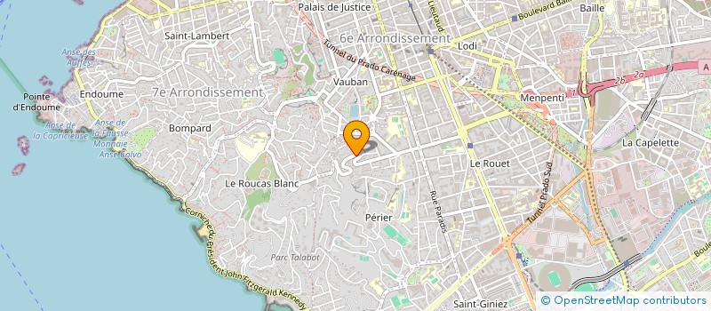 localisation de l'entreprise SHELAH à MARSEILLE