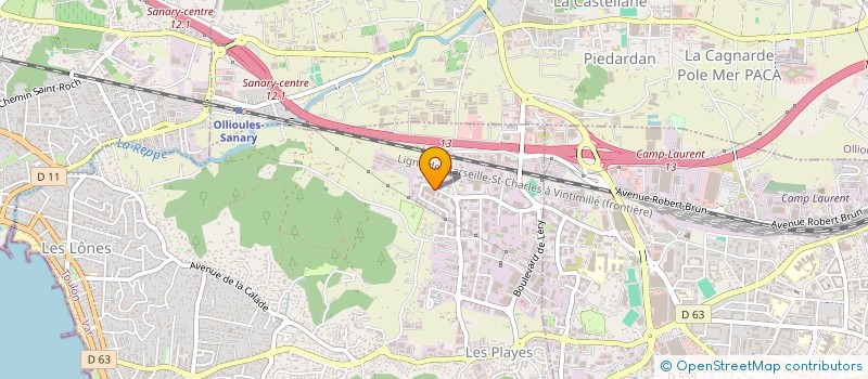 localisation de l'entreprise SHELBY à SIX-FOURS-LES-PLAGES