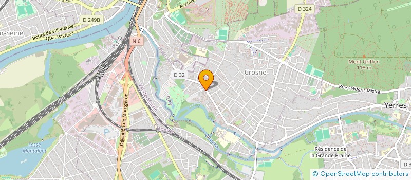 localisation de l'entreprise SHELBY  CROSNE